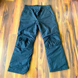 Lands' End Black Men Snow Pants LT
